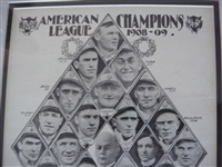 1908 Detroit Free Press Detroit Tigers Supplement w/Ty Cobb