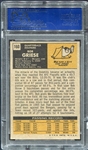 1971 Topps Football #160 Bob Griese PSA 7