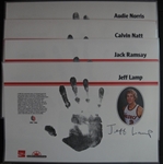 1982-83 Portland Trailblazers SunShine Pizza Laminated Place Mat Set of 7