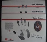 1982-83 Portland Trailblazers SunShine Pizza Laminated Place Mat Set of 7
