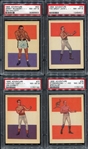 1956 Adventure Gum High Grade Complete Set of 100 Most PSA 8's & 9's 
