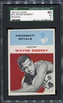 1961-62 Fleer #12 Wayne Embry SGC 60