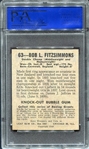 1948 Leaf Boxing #63 Bob Fitzsimmons PSA 6