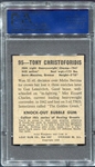 1949 Leaf Boxing #95 Tony Christopolous PSA 6