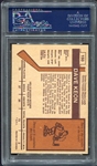 1973 O-Pee-Chee #150 Dave Keon PSA 8
