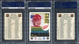 1988-91 Lot of 3 PSA 10 Hockey Cards