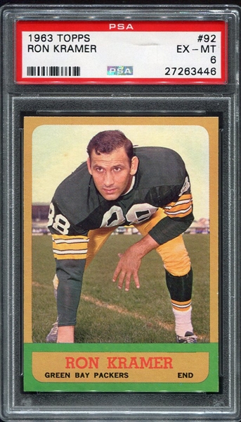 1963 Topps #92 Ron Kramer PSA 6