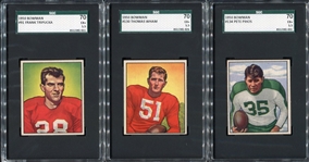 1950 Bowman Lot of 3 SGC 70s