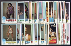 1973 Topps Basketball Lot of 52 Different w/Stars