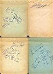 1960s Autograph Book Pages w/Willie Mays & Many More!