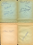 1960's Autograph Book Pages w/Willie Mays & Many More!