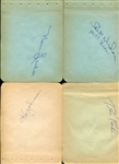 1960's Autograph Book Pages w/Willie Mays & Many More!