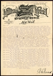 1899 William Woods Sporting Goods Price Circular