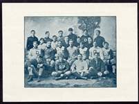 1895 Dartmouth vs. Brown Baseball Program w/Football Advertising Insert