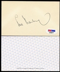 Hank Greenberg Autographed 3x5 PSA/DNA Certified