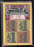 1930s-40s Diamond Dust Punchboard Unused w/Key