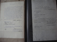 Early 1900's Collection of Detroit Tigers Correspondence, Contracts, Receipts, Etc