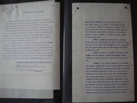 Early 1900's Collection of Detroit Tigers Correspondence, Contracts, Receipts, Etc