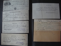 Early 1900's Collection of Detroit Tigers Correspondence, Contracts, Receipts, Etc