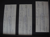 Early 1900's Collection of Detroit Tigers Correspondence, Contracts, Receipts, Etc