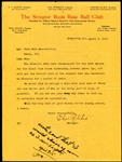Lot of 3 Minor League/Semi Pro Letterhead Correspondence