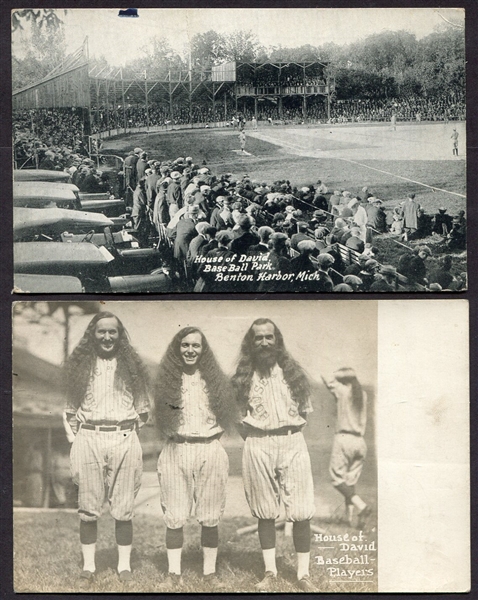 House of David Postcard Pair