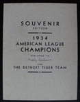 The Tiger Team Song Sheet Music 1934