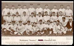 1926 Baseball Magazine Washington Senators 1924 Team photo