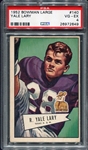 1952 Bowman Large #140 Yale Lary Rookie Card PSA 4