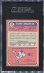 1973 Topps #60 Fran Tarkenton SGC 92