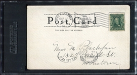 1905 Philadelphia Athletics Postcard SGC 10