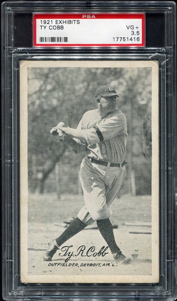 1921 Exhibits Ty Cobb PSA 3.5