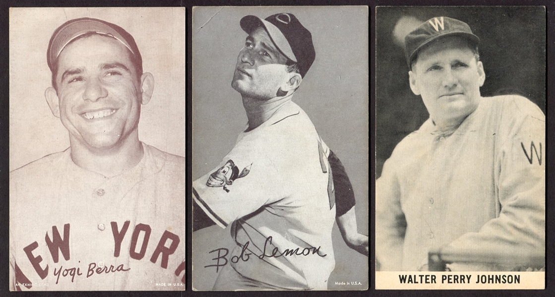 Exhibits Lot of 3 HOFers