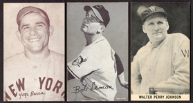 Exhibits Lot of 3 HOFers