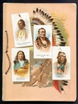 1888 Allen & Ginter A2 Album of Celebrated American Indian Chiefs Partial Album