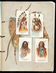 1888 Allen & Ginter A2 Album of Celebrated American Indian Chiefs Partial Album