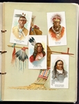 1888 Allen & Ginter A2 Album of Celebrated American Indian Chiefs Partial Album