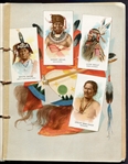 1888 Allen & Ginter A2 Album of Celebrated American Indian Chiefs Partial Album