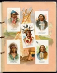 1888 Allen & Ginter A2 Album of Celebrated American Indian Chiefs Partial Album