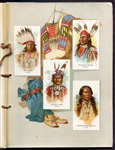 1888 Allen & Ginter A2 Album of Celebrated American Indian Chiefs Partial Album