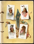 1888 Allen & Ginter A2 Album of Celebrated American Indian Chiefs Partial Album