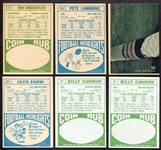 1968 Topps Football Lot of 15 EX-Exmt
