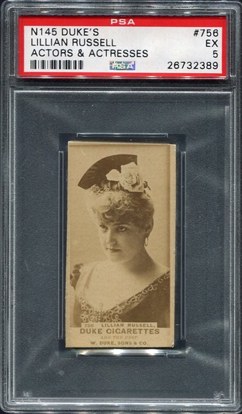 N145 Dukes Lillian Russell PSA 5