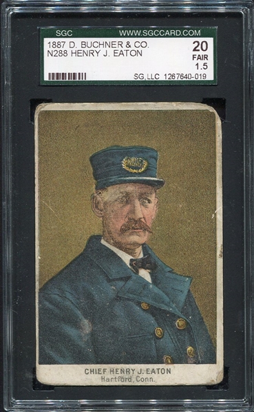 N288 Buchner Police Inspectors & Fire Chiefs Henry J. Eaton SGC 20