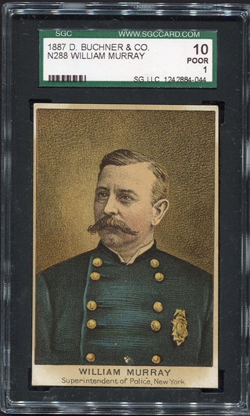 N288 Buchner Police Inspectors & Fire Chiefs William Murray SGC 10