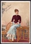Gyspy Queen Cigarettes Large Size Trade Card