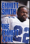 Emmitt Smith Signed Hardback The Emmitt Zone