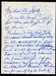 Harry Wright Jr. 1954 Letter to Sporting News Editor J. G.Taylor Spink w/Photo