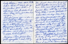 Harry Wright Jr. 1954 Letter to Sporting News Editor J. G.Taylor Spink w/Photo