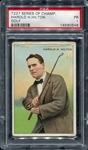 T227 Harold Hilton Honest Long Cut PSA 1